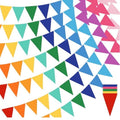 BRAND NEW ~ 170ft Triangle Flag Banner 240 Multicolor Flags ~ Birthday Party etc
