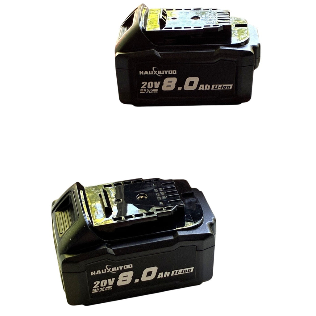 BRAND NEW Set/2 UNIVERSAL 20V 8.0Ah Lithium-ion Power Tool Replacement Batteries