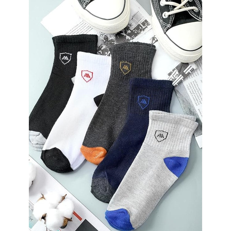 NWT ~ 10 Pairs Men's Classic Multicolor Crew Ankle Socks ~ Unisex ~ Women