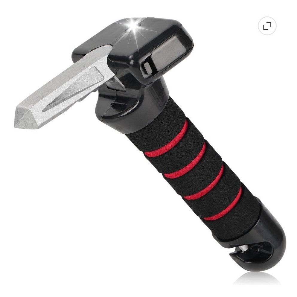 BRAND NEW ~ 4 in 1 Vehicle Car Support Assist Handle LED Light Seatbelt Cutter