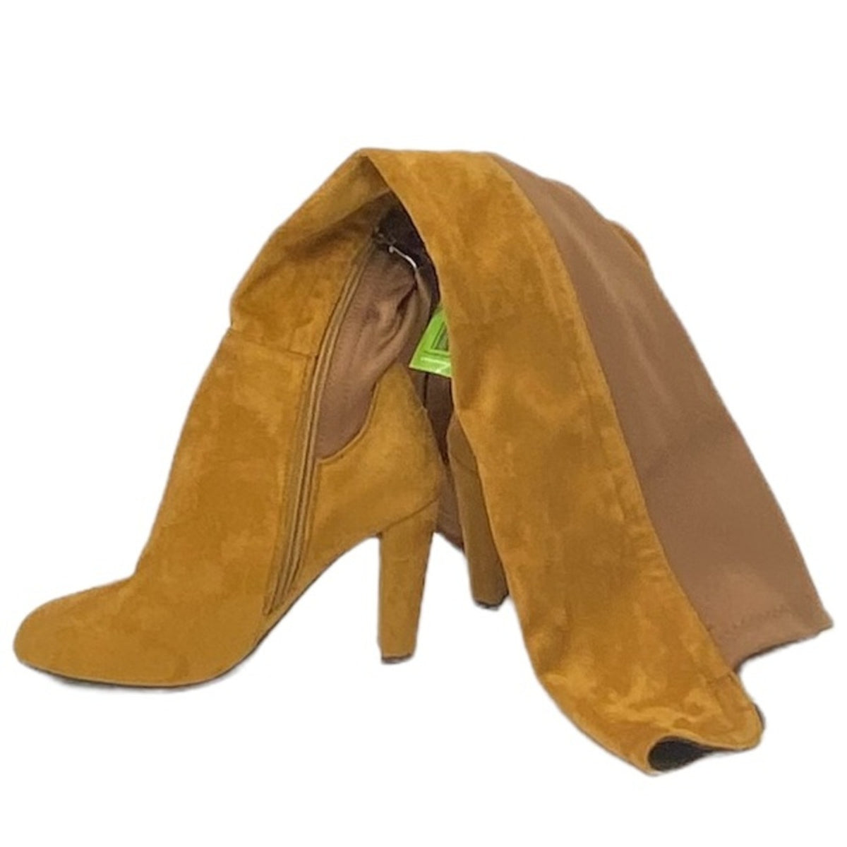 NWT ~ Rust Brown Suede Over-The-Knee Boots NWT Size 35 ( 5 ) Stretchy Back