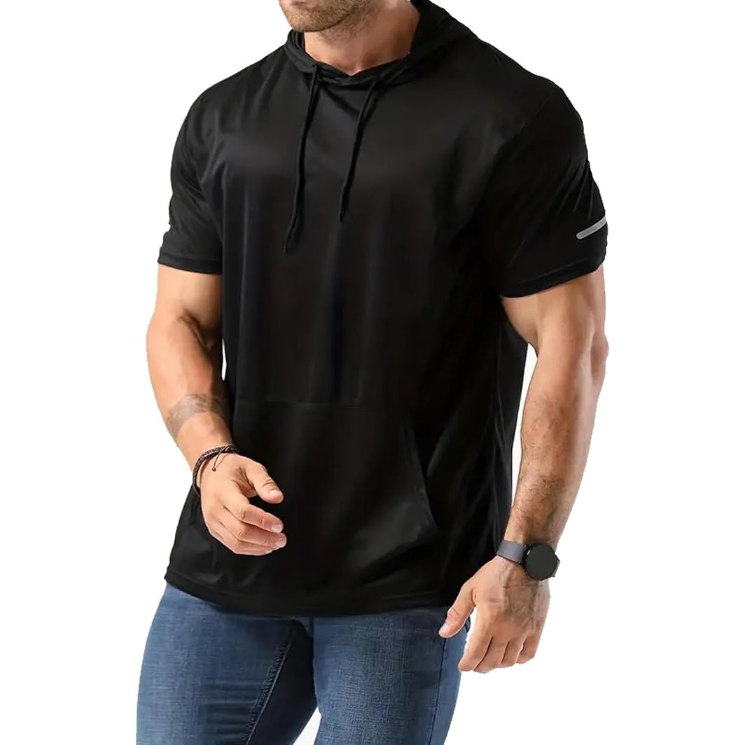 NWOT ~ 2 Workout Shirts Quick Dry Mesh Athletic Short Sleeve T-Shirt Hoodie ~ 4X