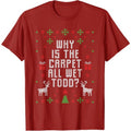 NWT ~ Women's Red CHRISTMAS VACATION Colorful Christmas T-Shirt ~ Size SMALL