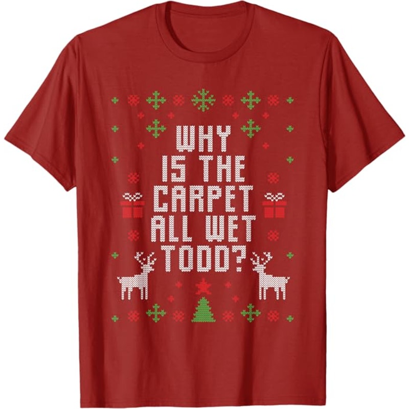 NWT ~ Women's Red CHRISTMAS VACATION Colorful Christmas T-Shirt ~ Size SMALL