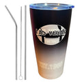 BRAND NEW ~ Las Vegas Raiders Stainless Steel 20oz Travel Cup Steel Straw Brush