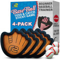 BRAND NEW ~ Toss and Catch Ball Game Set Beginner Baseball Training Gloves