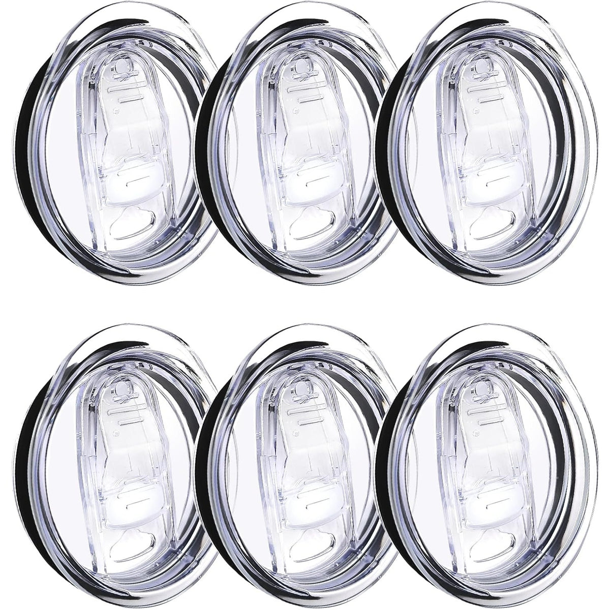 BRAND NEW ~ Set/6 ~ 20oz Skinny Tumbler Spill Proof Replacement Lids