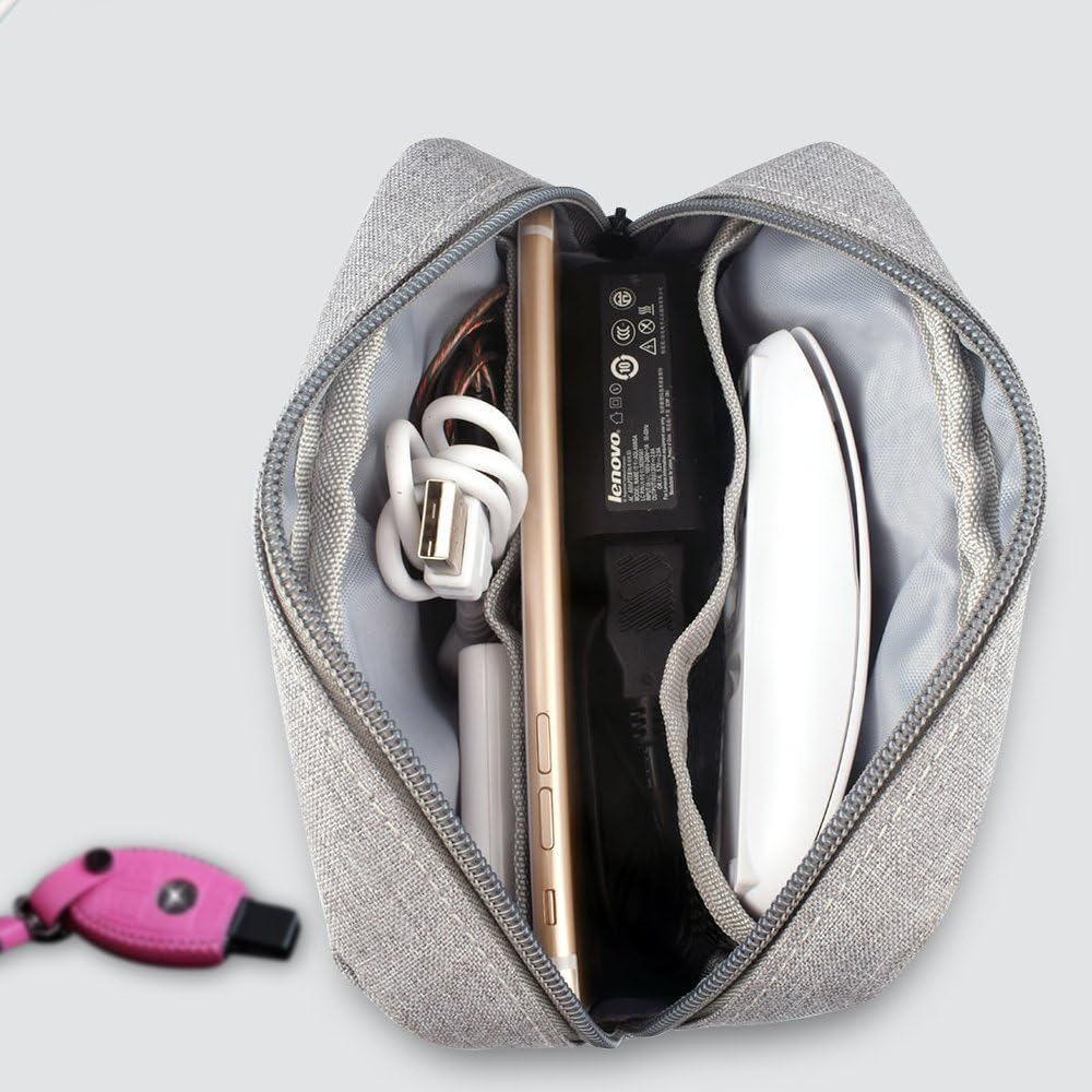 BRAND NEW ~ Set/2 Gray Universal Electronics Accessories Soft Carrying Case Bag