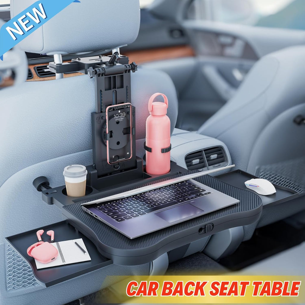 BRAND NEW ~ Large Car Desk Laptop Eating Food Activity Table Tray & Cupholder