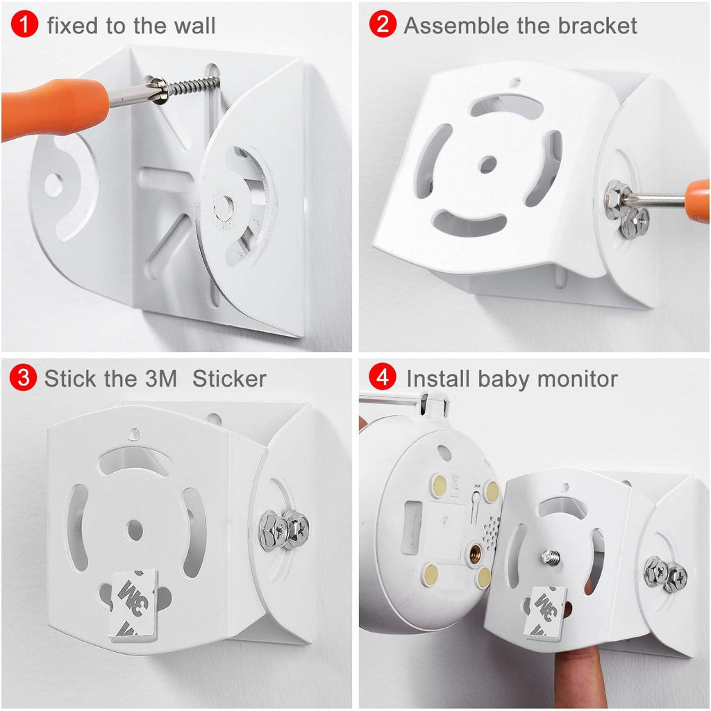 BRAND NEW ~ Adjustable Angle Universal Wall Mount Baby Monitor Nursery
