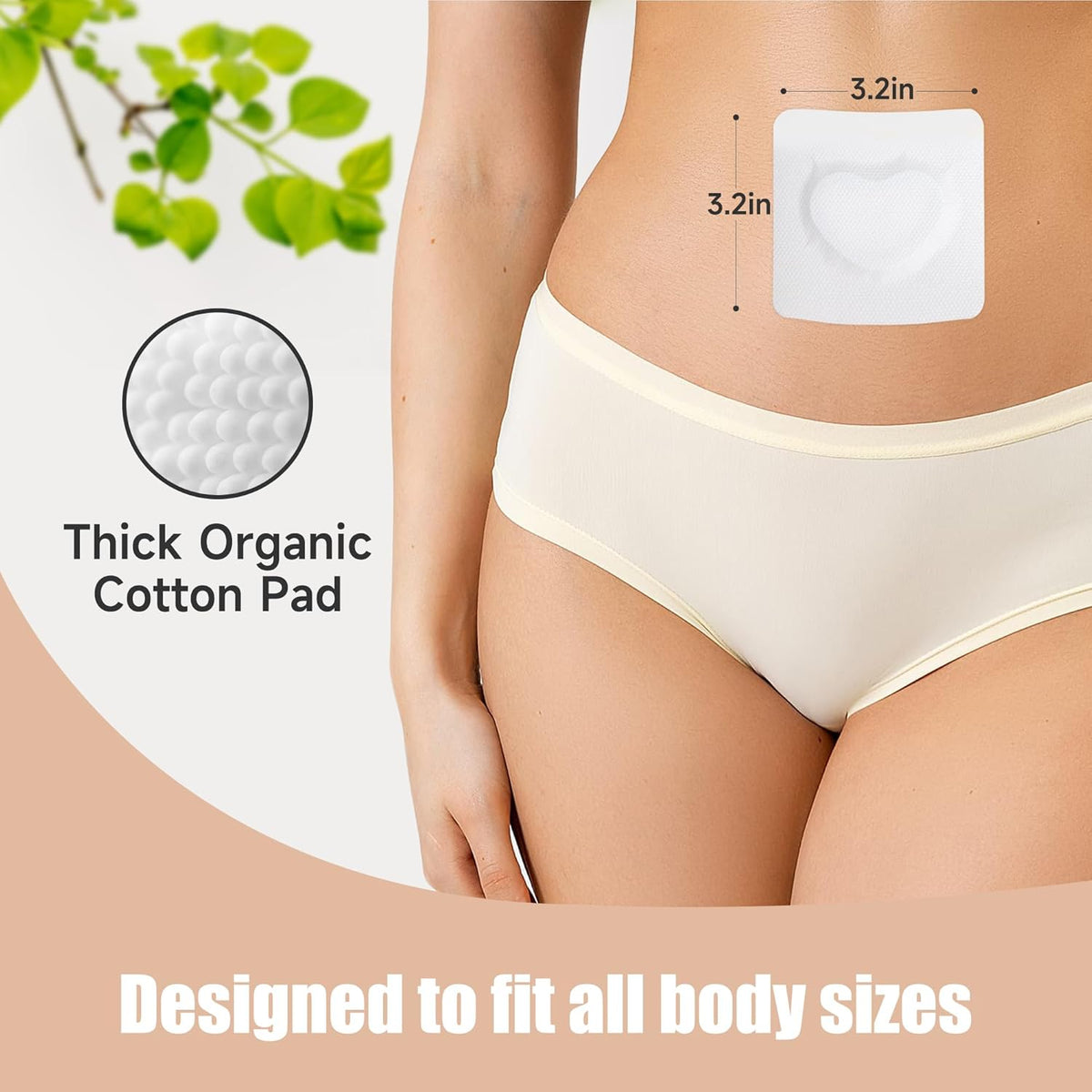 BRAND NEW ~ 30Pcs Disposable Castor Oil Adhesive Pack Wrap Belly Button Patches