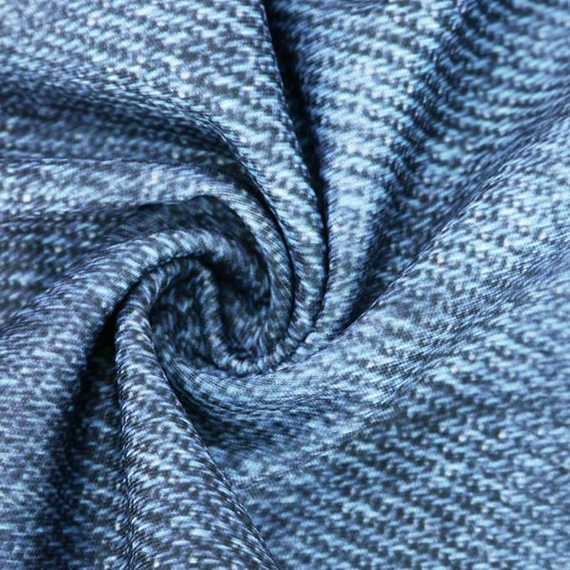 NWT ~ Women's Denim Look Blue & White Butterfly Capri Leggings ~ Size XL