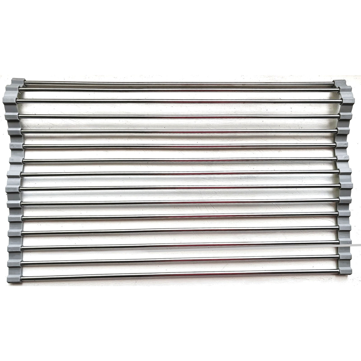 BRAND NEW ~ Stainless Steel Roll Up Kitchen Sink Dish Drying Rack Over The Sink