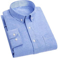 NWT ~ Men's Light Blue Long Sleeve Oxford Button Down Dress Shirt ~ LARGE