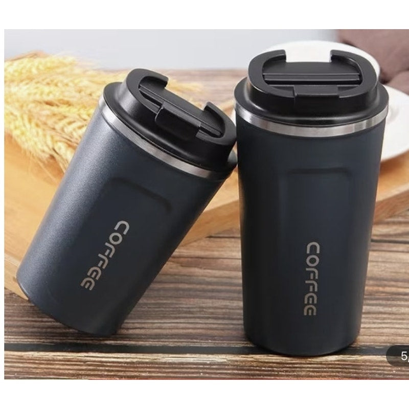 NWT ~ BRAND NEW ~ Navy Blue Insulated Stainless Steel Coffee Travel Cup Mug