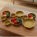 BRAND NEW ~ MCM 9 Grid Gold Cluster Charcuterie Serving Tray Dessert Plate