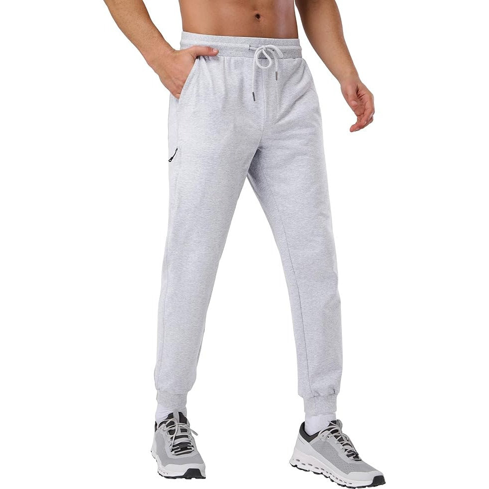 NWT ~ Men's Solid Light Gray Fleece Pants Sweatpants ~ Size MEDIUM