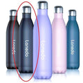 BRAND NEW ~ Tall Dark Blue 25oz Vacuum Insulated Leakproof Hot & Cold Water Bottle