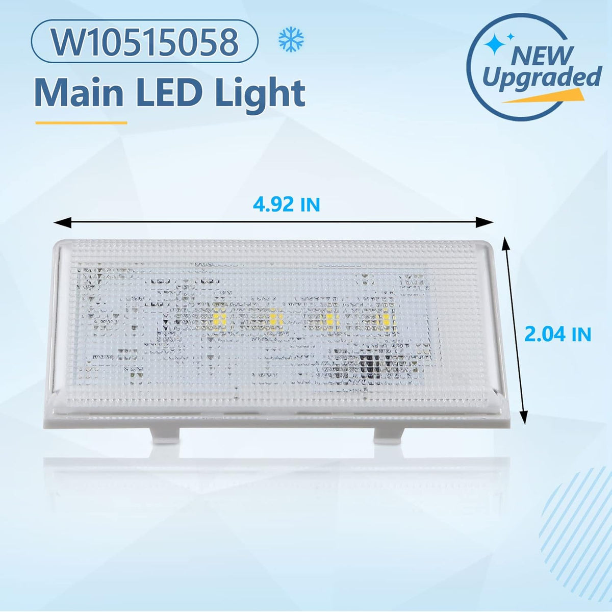 BRAND NEW ~ W10515058 for Whirlpool Kenmore Maytag Compatible Refrigerator Light