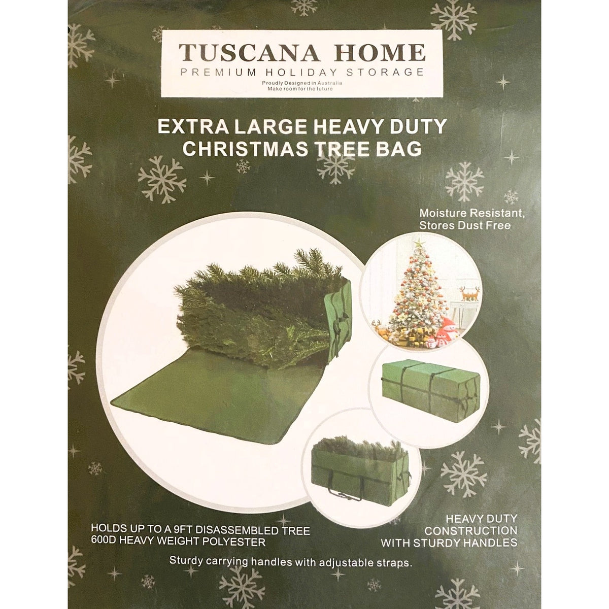 NWT ~ Tuscana Home Extra Large Heavy Duty Christmas Tree Storage Bag