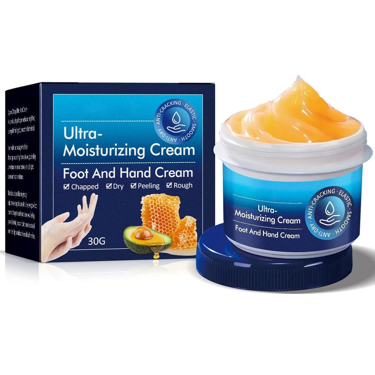 BRAND NEW ~ Ultra-Moisturizing Beeswax & Shea Butter Foot Cream & Hand Cream