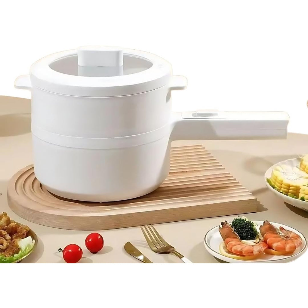 BRAND NEW ~ 2L Electric Multi-Function Non-Stick Ceramic Hot Pot & Steamer