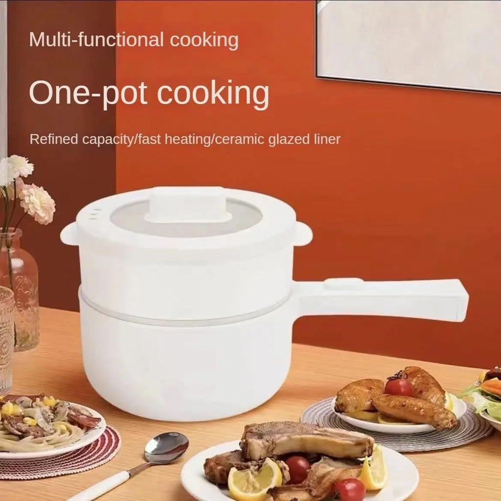 BRAND NEW ~ 2L Electric Multi-Function Non-Stick Ceramic Hot Pot & Steamer