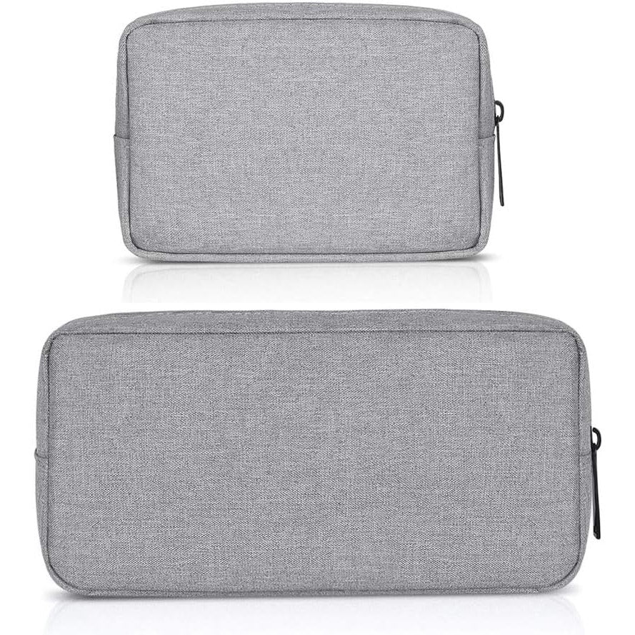 BRAND NEW ~ Set/2 Gray Universal Electronics Accessories Soft Carrying Case Bag