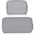 BRAND NEW ~ Set/2 Gray Universal Electronics Accessories Soft Carrying Case Bag