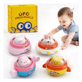 BRAND NEW ~ Set/4 Baby & Toddler Colorful UFO Battery Free Press Vehicle Toys