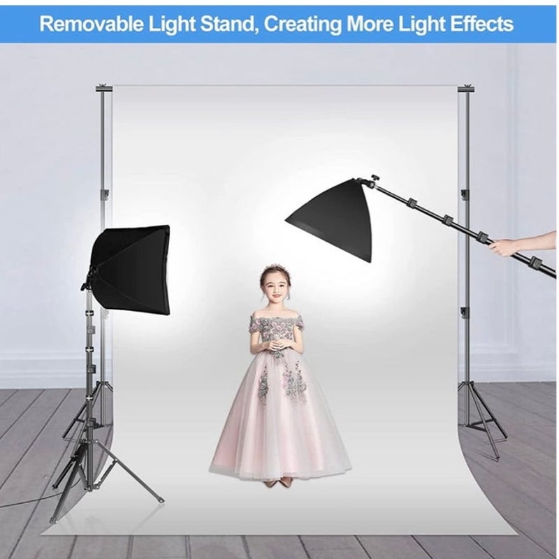 BRAND NEW ~ 16×16" Professional Softbox Lighting Kit Soft Box Studio LED Lights