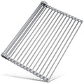 BRAND NEW ~ Stainless Steel Roll Up Kitchen Sink Dish Drying Rack Over The Sink