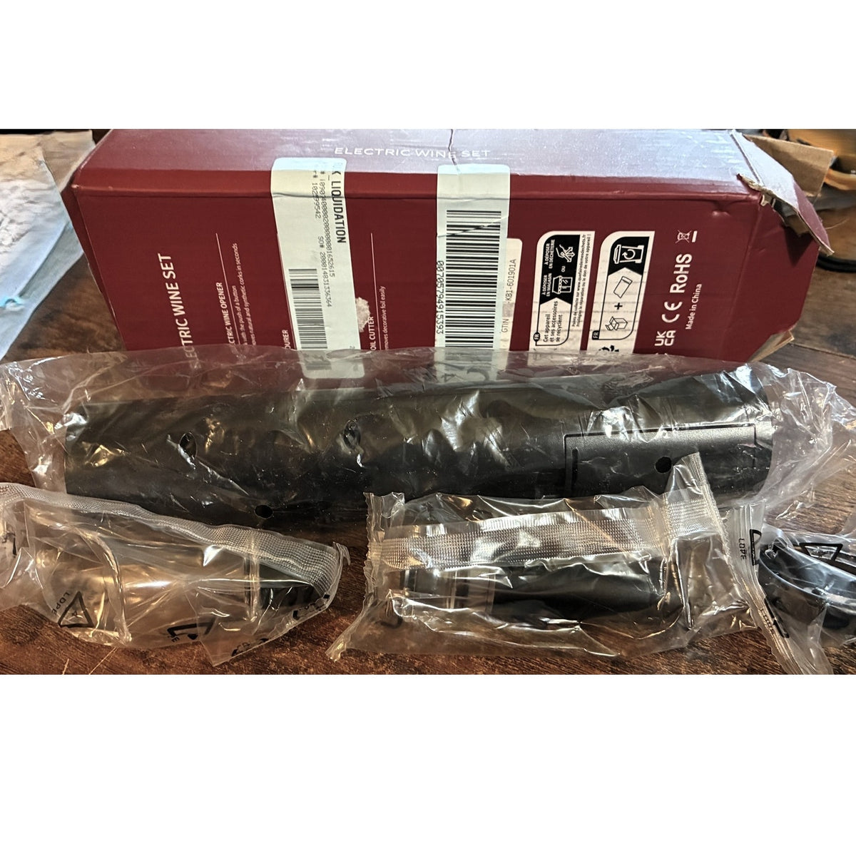 BRAND NEW Automatic Electric Battery Wine Bottle Opener Corkscrew & Accessories