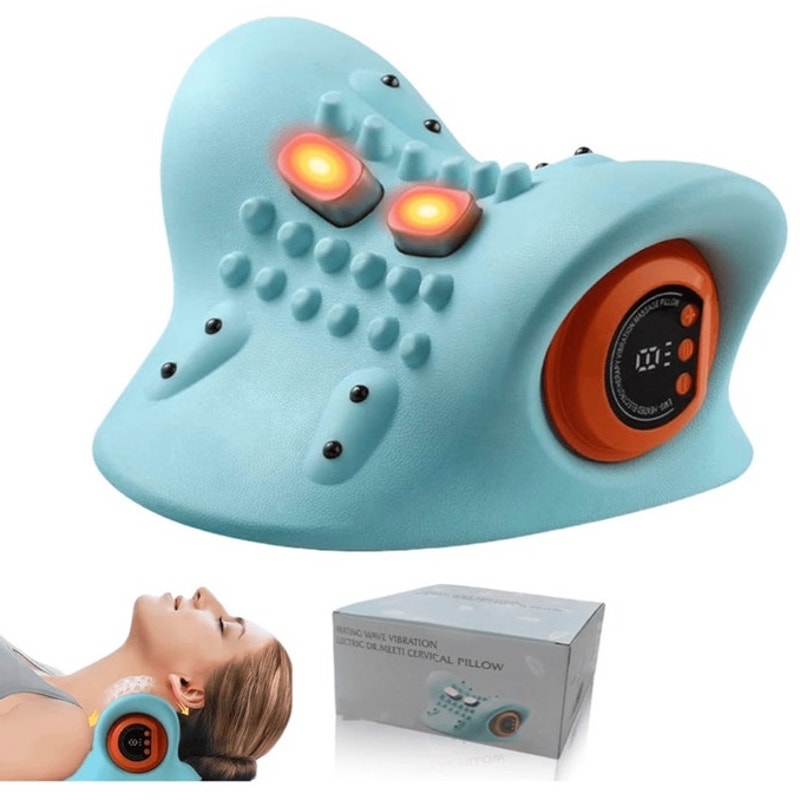 BRAND NEW ~ Adjustable Intensity Neckline Cervical Heated Relaxation Massager