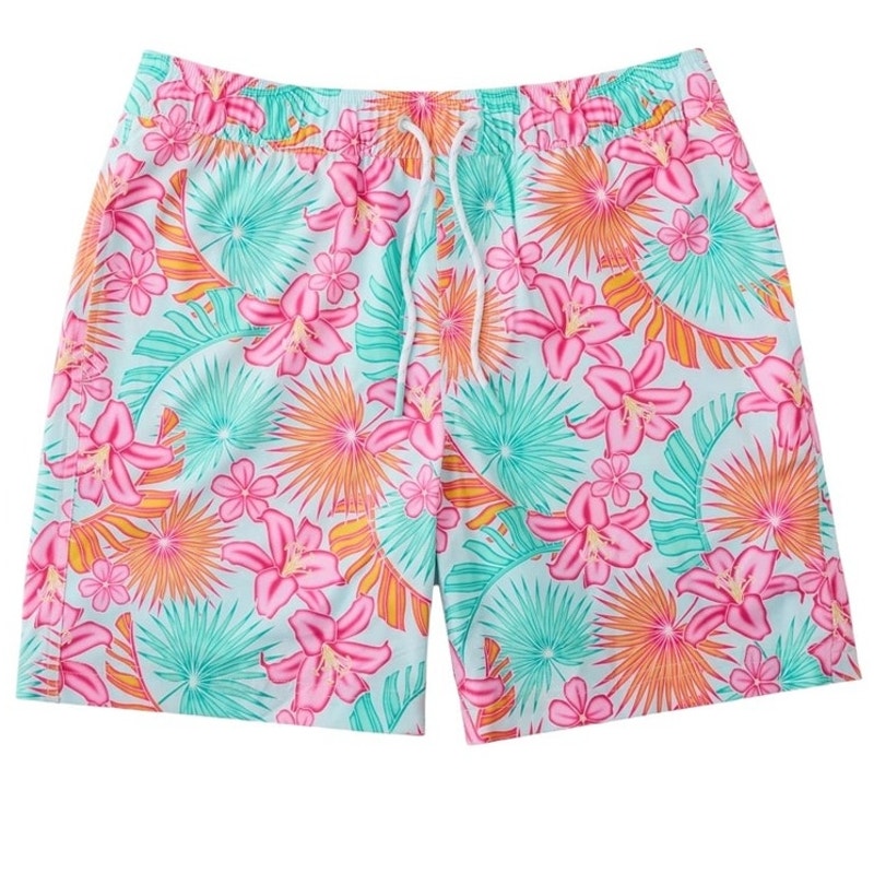 NWT - MEMBERS MARK Bright Tropical Swim Trunks Swimsuit ~ Men's Size XL