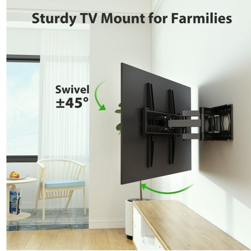 BRAND NEW ~ Full Motion Swivel TV Wall Mount for 26"-65" TV's & Up to 110lbs