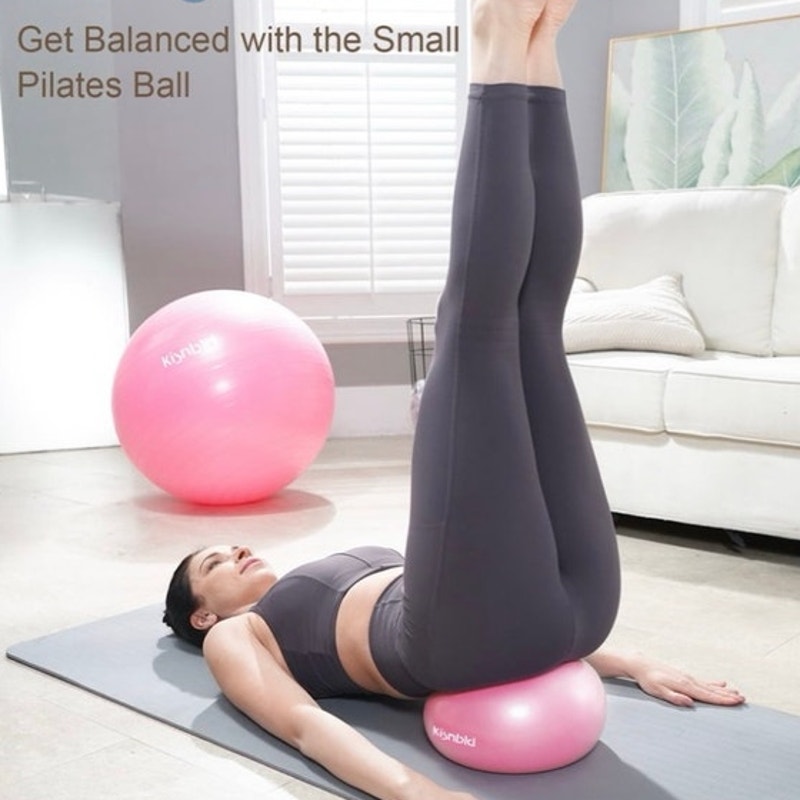 BRAND NEW ~ Pilates 9 Inch Anti Burst Small Exercise Ball for Stretching etc..