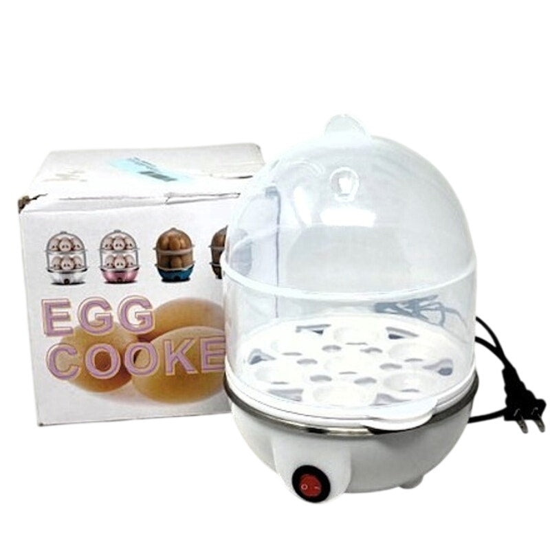BRAND NEW ~ White 14 Egg Capacity Hard Boiled Rapid Electric Egg Cooker Auto Off