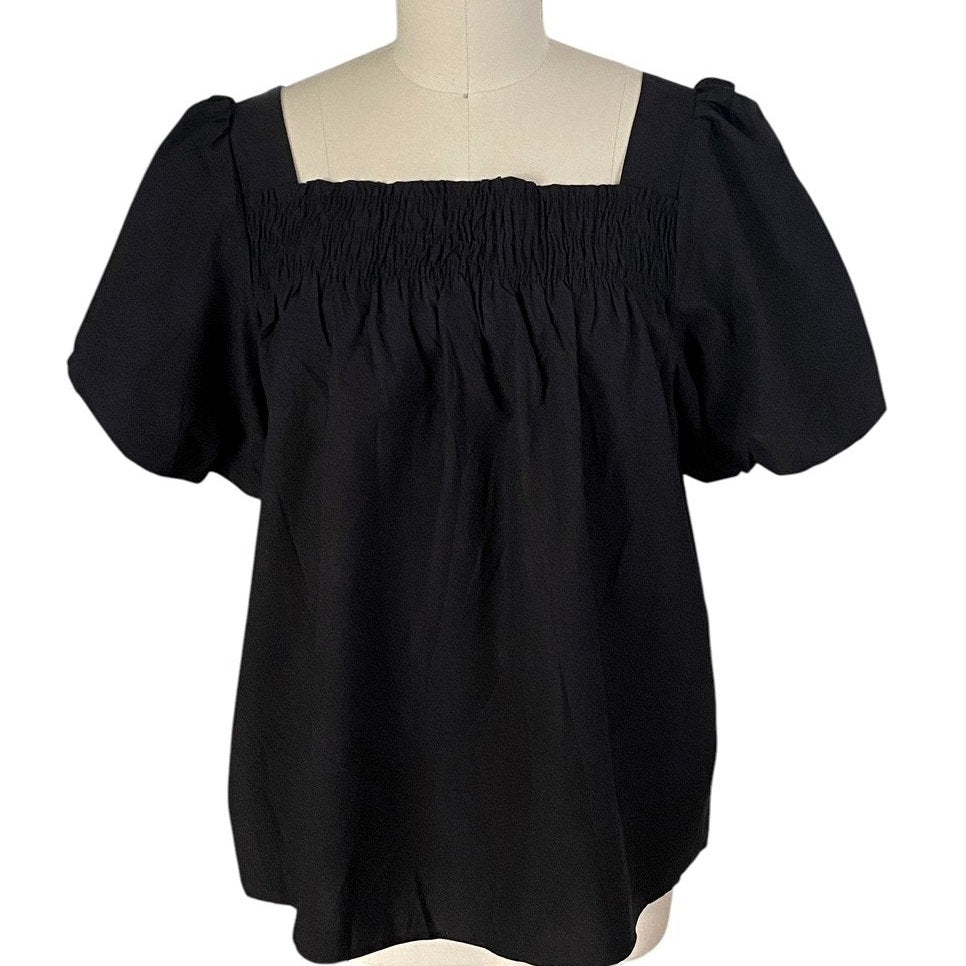 NWT ~ Black Boho On Off Shoulder Bohemian Blouse by Concept ~ Plus Size XXL
