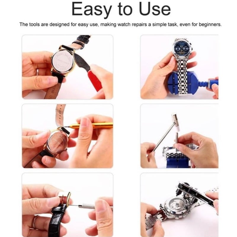 BRAND NEW ~ Watch Repair Kit Battery Replacement Tool Kit Band Link Remover etc.