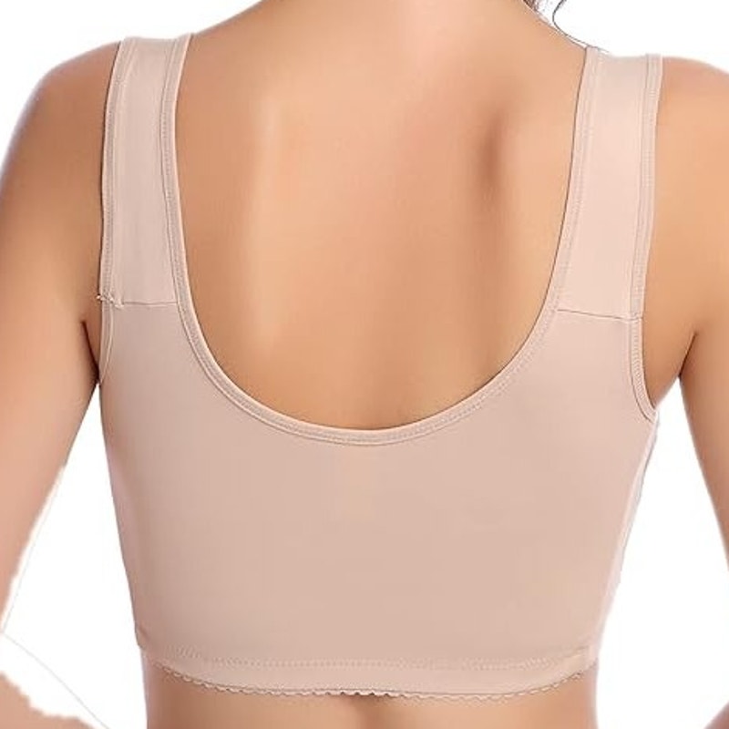 NWT ~ Set/3 Front Closure Comfortable NonSlip Wide Shoulder Straps Bras Size 44
