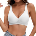 NWT ~ White Wireless Seamless Support Jelly Bra & Water Drop Cup ~ Plus Size 3X