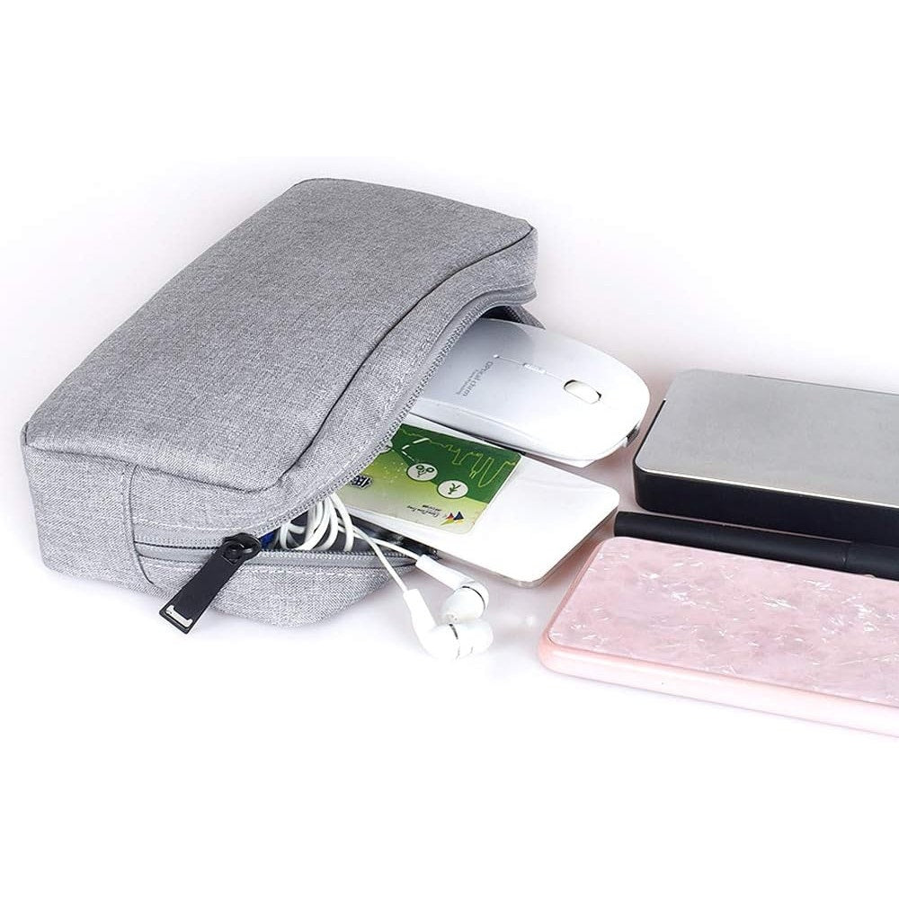 BRAND NEW ~ Set/2 Gray Universal Electronics Accessories Soft Carrying Case Bag