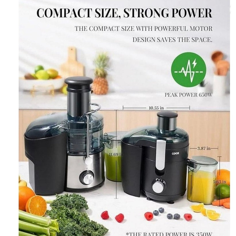 BRAND NEW ~ Kitchen Juicer Dual Speeds Anti-Drip Centrifugal Extractor Machine
