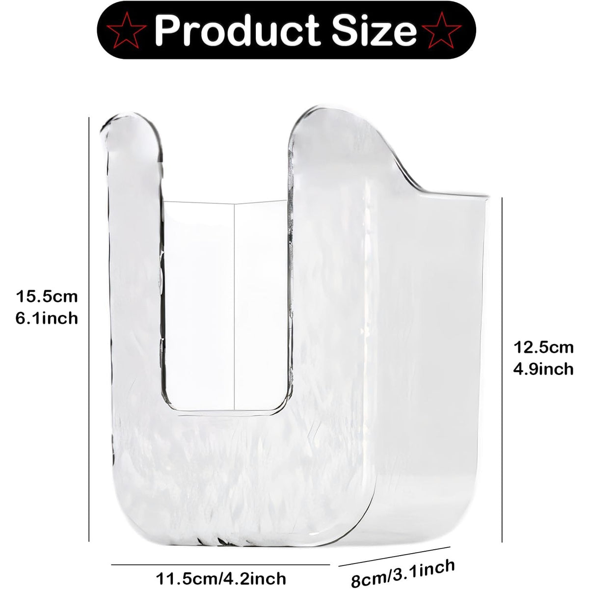 NWT ~ Set/2 Wall Mounted Bathroom Kitchen Tissue Wipes Storage Dispenser Holders