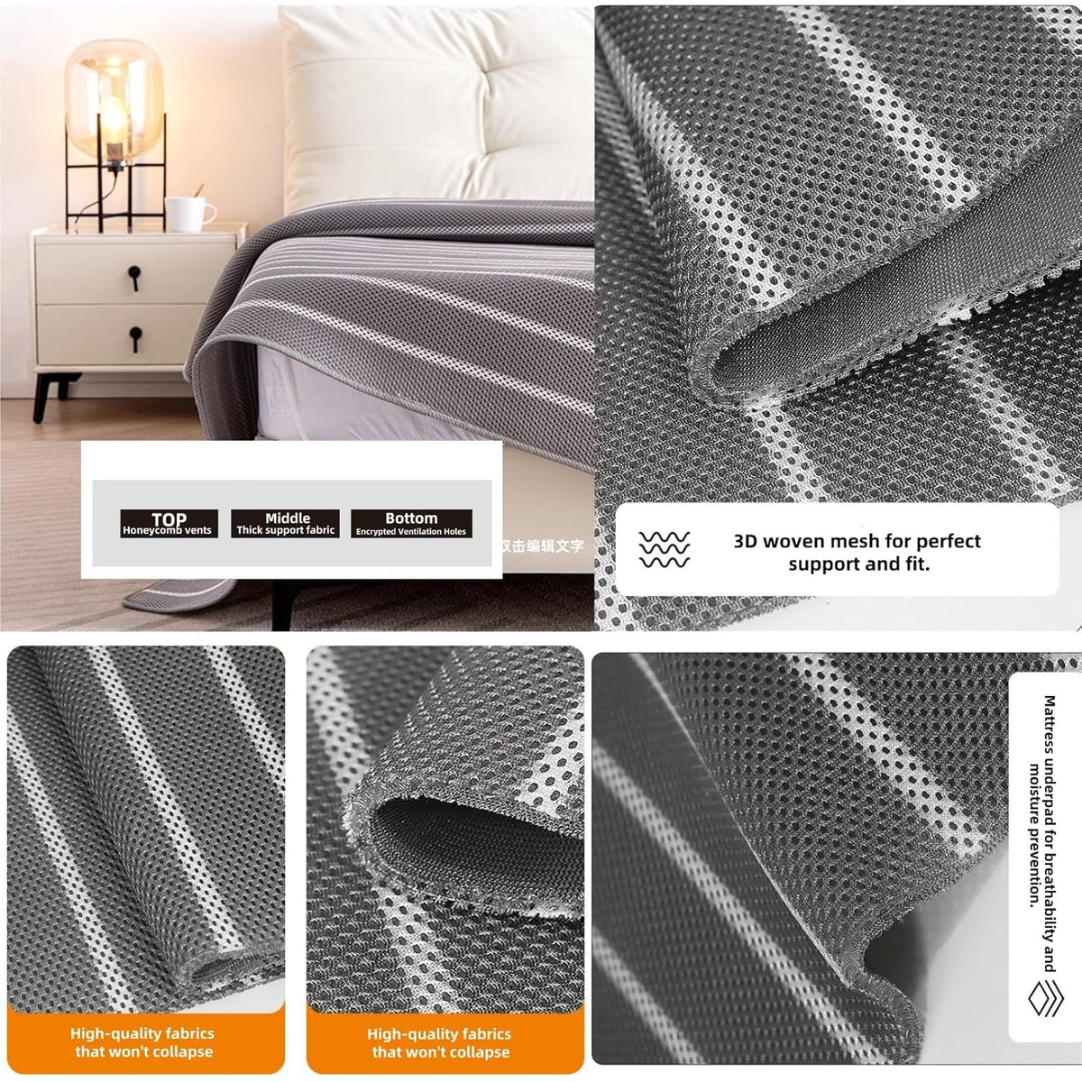 BRAND NEW ~ Mattress Underlay Pad for Bed Camper Boat RV etc.. ~ 118" x 42"