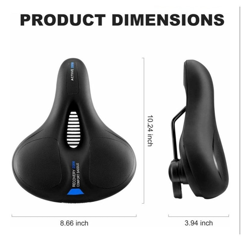 BRAND NEW ~ Wide Waterproof Universal Fit Bicycle Saddle Memory Foam Bike Seat