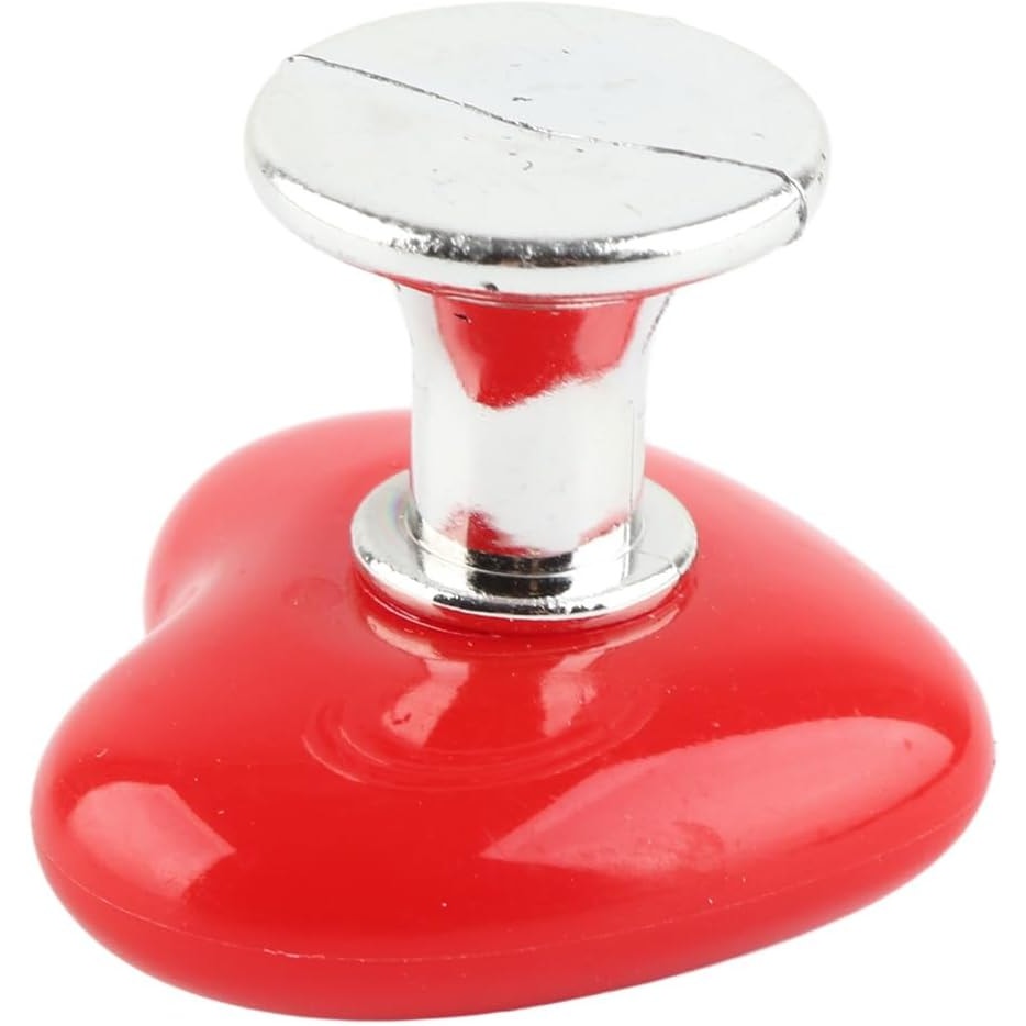 BRAND NEW ~ Toilet Push Button Flush Replacement ~ Decorative Red Heart