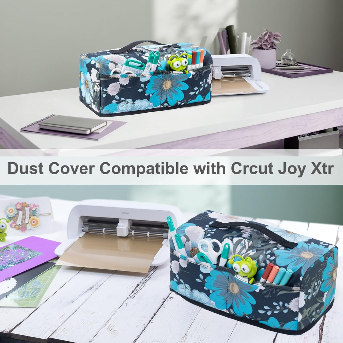 BRAND NEW ~ Cricutt Joy Xtra Smart Cutting Machine Dust Cover with Pockets
