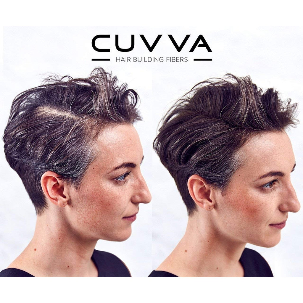BRAND NEW ~ Medium Brown CUVVA Hair Building Fibers (30g) Fine & Thinning Hair